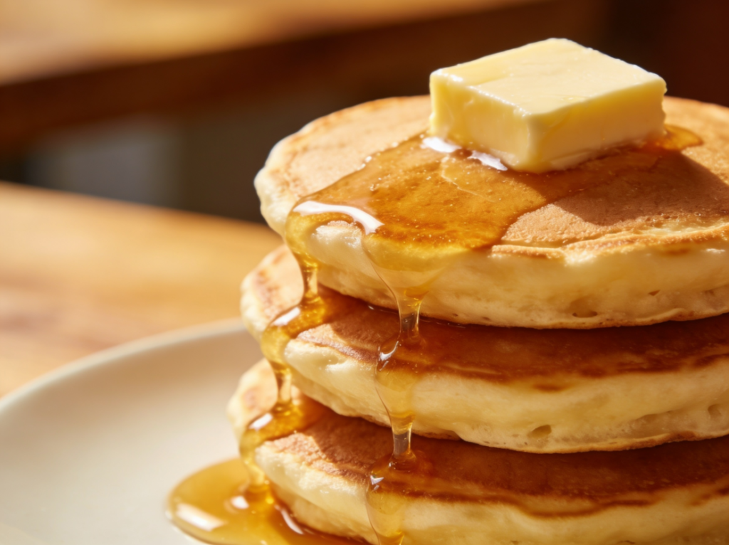 3 pancakes fluffy recette
