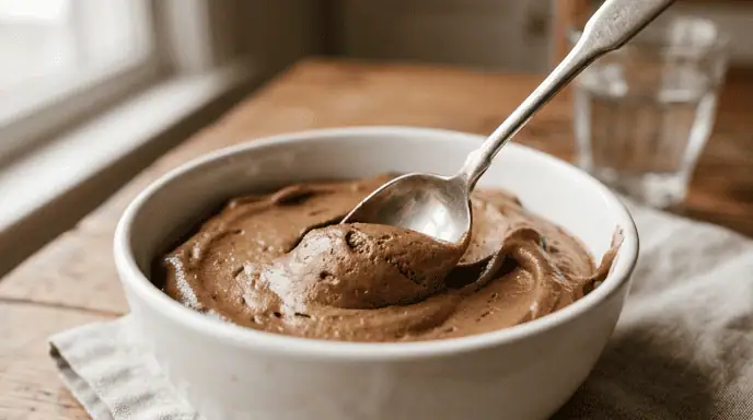 décongélation mousse au chocolat texture crémeuse