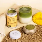Matcha Mangue et matcha latte mangue