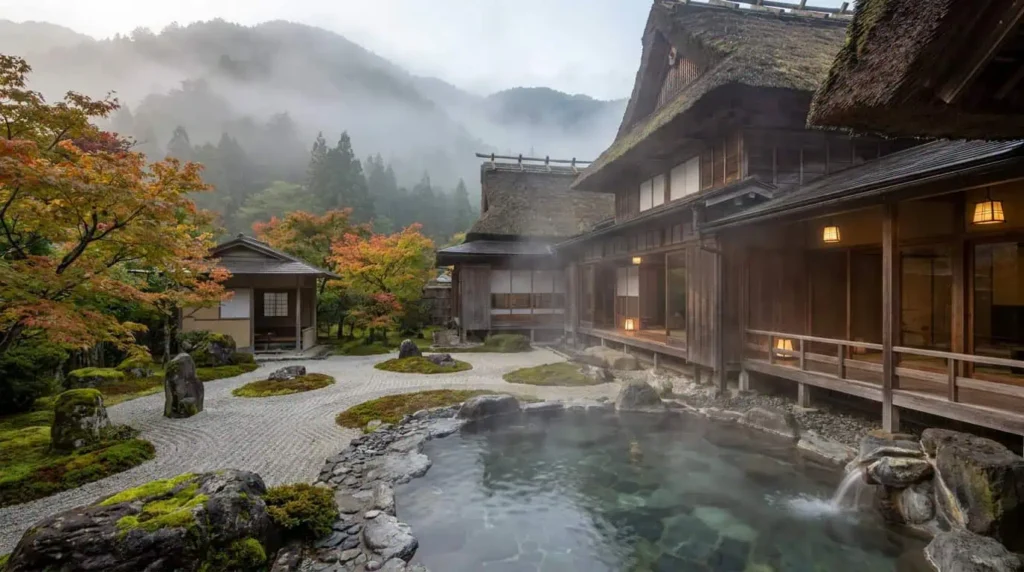 wabi sabi style vacances bien-être ryokan japonais hébergement zen