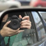 Detective prenant une photo