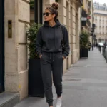 jogging de ville femme look athleisure élégant rue parisienne