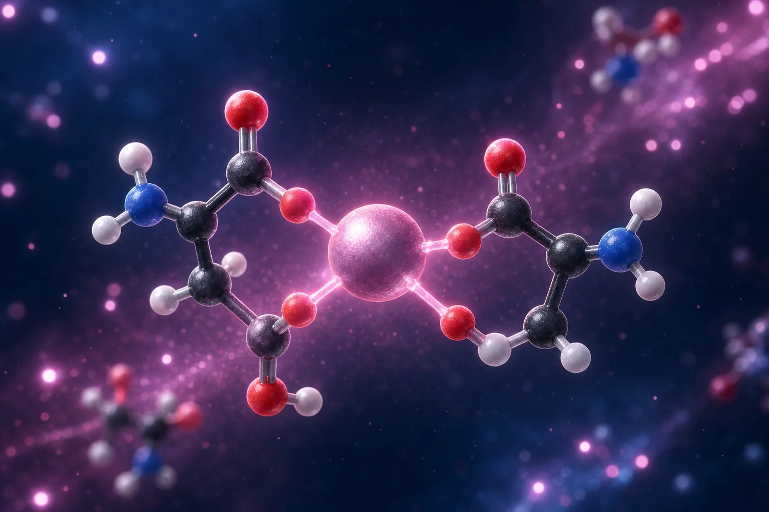 Comment le corps absorbe le magnésium bisglycinate schéma de la molécule magnesium bisglycinate et absorption intestinale