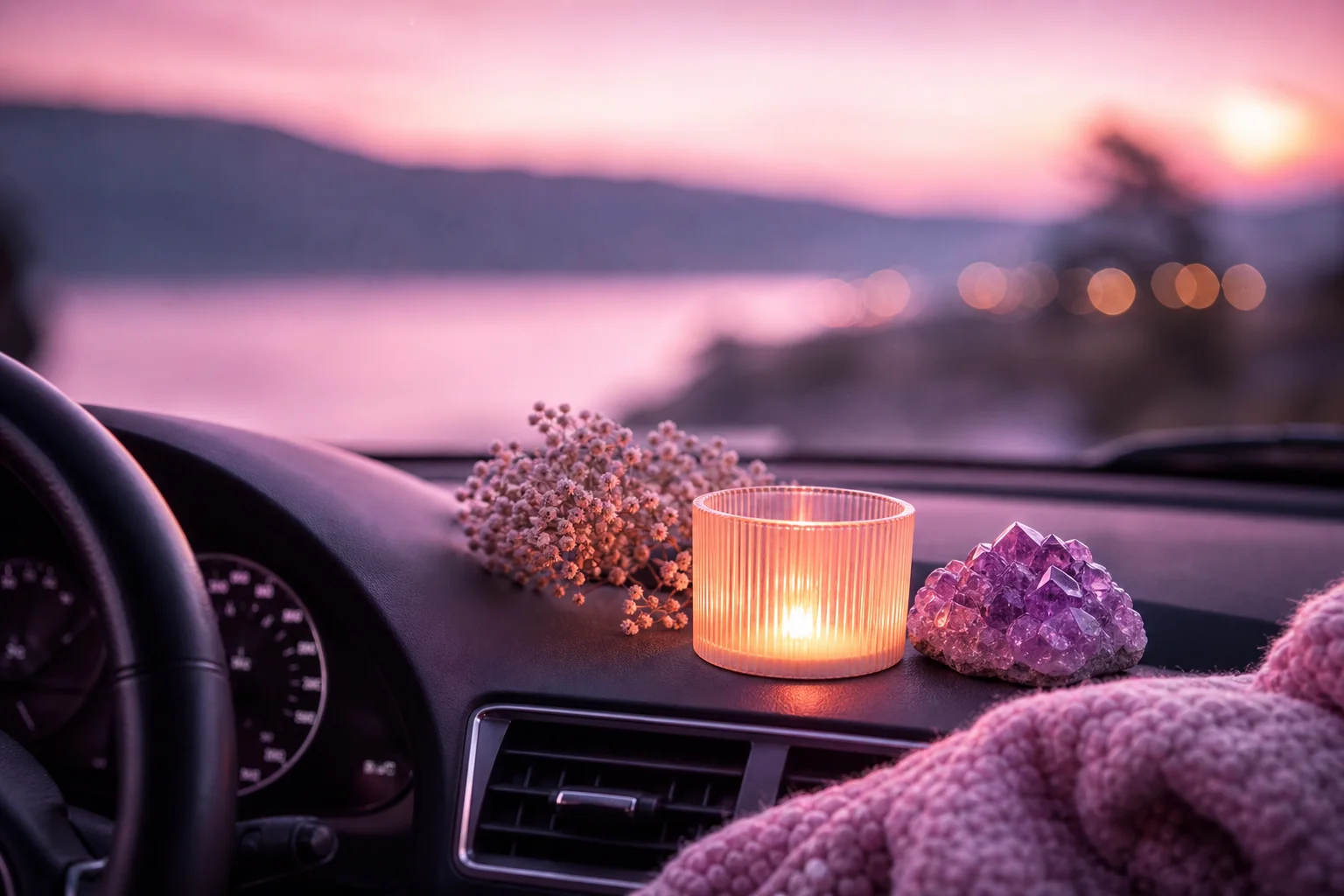 Créer l'ambiance idéale pour faire l'amour en voiture ambiance relaxante pour faire l'amour en voiture avec pierres naturelles