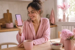0404 signification sur écran de téléphone en heure miroir