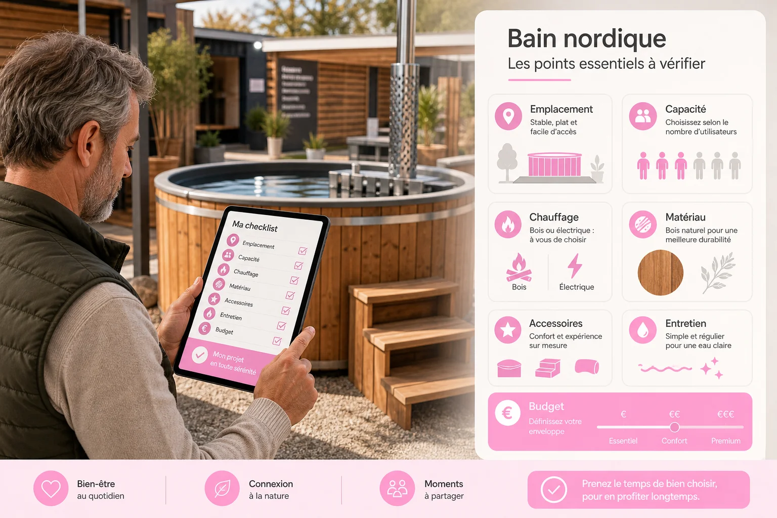 choisir son bain nordique selon ses besoins et son budget