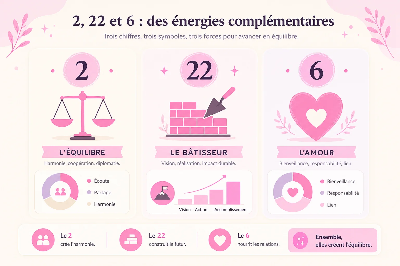 2h22 en numérologie : le trio 2, 22, 6 expliqué numérologie angélique du chiffre 2h22 décryptage des chiffres 2 22 et 6